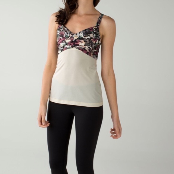 Lululemon Wrap It Up Tank Top So Fly Butterfly Angel Wing Multi Luxtreme… - Picture 4 of 12